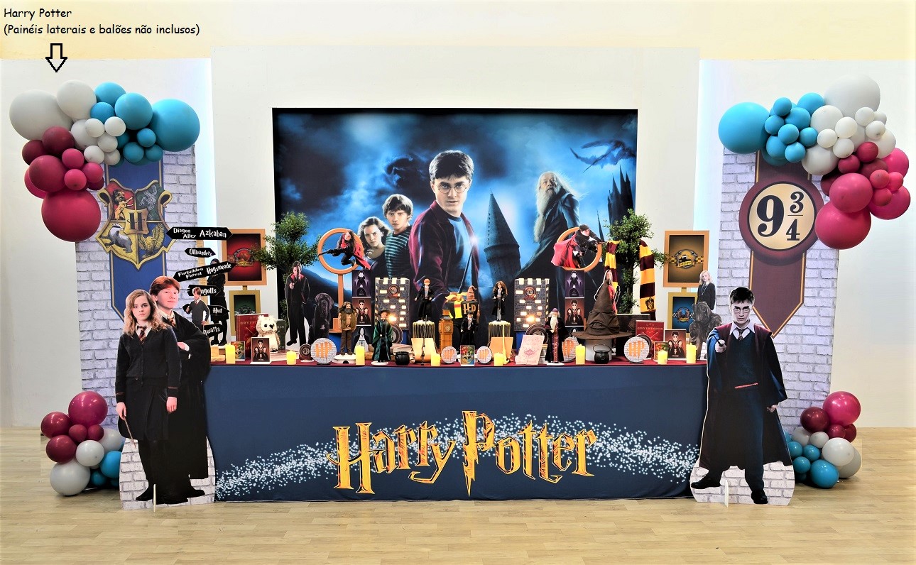 Harry Potter – Arte Alegria, Decoração para Festa Infantil, Decorações  para Festas Infantis