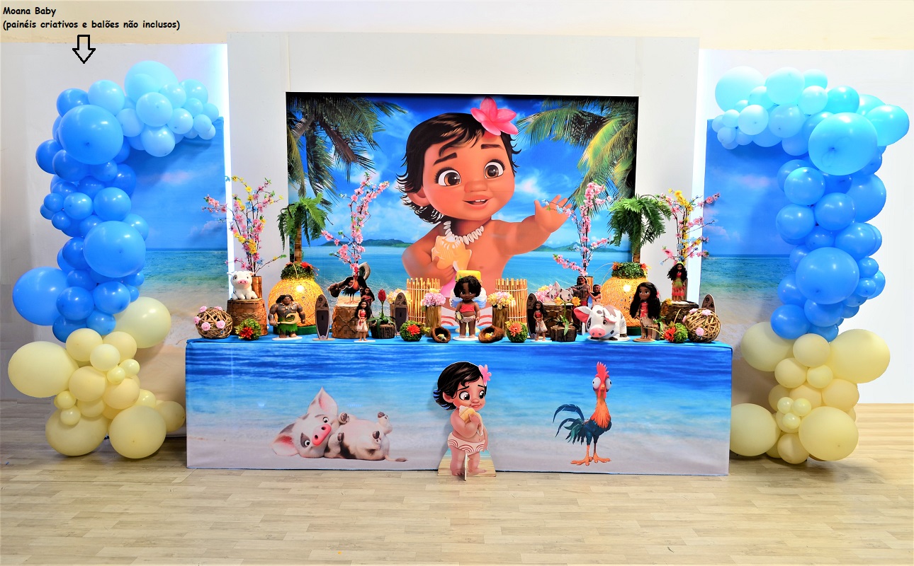 Moana Baby – Arte Alegria  Decoração para Festa Infantil
